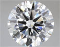 Lab Grown Diamond 7.01 Carats, Round with Ideal Cut, F Color, VVS2 Clarity and Certified by IGI