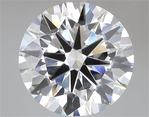 Picture of Lab Grown Diamond 7.01 Carats, Round with Ideal Cut, F Color, VVS2 Clarity and Certified by IGI