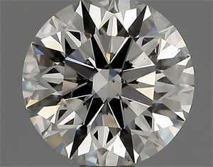 Picture of Natural Diamond 0.70 Carats, Round with Excellent Cut, I Color, VS2 Clarity and Certified by IGI