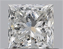 Natural Diamond 0.72 Carats, Princess with  Cut, I Color, VS2 Clarity and Certified by GIA