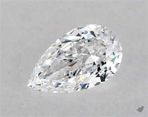 Picture of Natural Diamond 1.01 Carats, Pear with  Cut, D Color, VVS2 Clarity and Certified by GIA