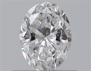 Picture of Natural Diamond 0.40 Carats, Oval with  Cut, D Color, SI1 Clarity and Certified by GIA