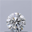 Natural Diamond 0.41 Carats, Round with Excellent Cut, G Color, VVS2 Clarity and Certified by GIA