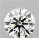 Diamante Natural 0.70 quilates, Redondo , Color K, claridad SI1 y certificado IGI