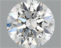 Lab Grown Diamond 1.37 Carats, Round with Excellent Cut, E Color, VS2 Clarity and Certified by IGI