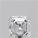 Natural Diamond 0.90 Carats, Asscher with  Cut, E Color, VS1 Clarity and Certified by GIA