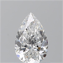 Diamante Natural 0.70 quilates, De pera , Color F, claridad VS1 y certificado GIA