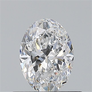 Picture of Natural Diamond 0.50 Carats, Oval with  Cut, D Color, VS2 Clarity and Certified by GIA