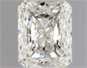 Natural Diamond 1.00 Carats, Radiant with  Cut, J Color, VS2 Clarity and Certified by GIA