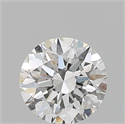 Diamante Natural 0.51 quilates, Redondo , Color H, claridad IF y certificado GIA