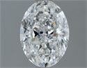 Natural Diamond 1.20 Carats, Oval with  Cut, E Color, VS2 Clarity and Certified by GIA