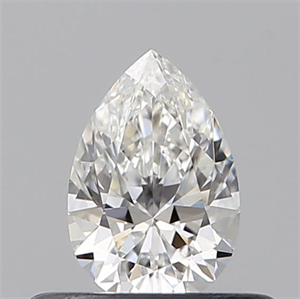 Picture of Natural Diamond 0.33 Carats, Pear with  Cut, F Color, VS1 Clarity and Certified by GIA