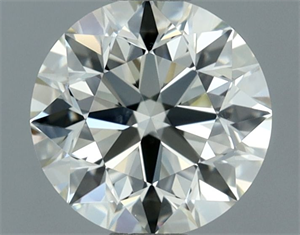 Picture of Natural Diamond 0.80 Carats, Round with Excellent Cut, K Color, VVS2 Clarity and Certified by IGI