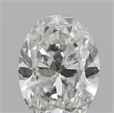 Natural Diamond 0.23 Carats, Oval with  Cut, D Color, SI1 Clarity and Certified by IGI