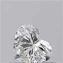 Natural Diamond 0.52 Carats, Heart with  Cut, I Color, VS1 Clarity and Certified by GIA
