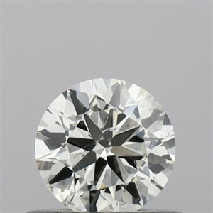 Picture of Natural Diamond 0.40 Carats, Round with Very Good Cut, I Color, SI1 Clarity and Certified by IGI