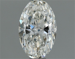 Foto Diamante Natural 0.50 quilates, Ovalado , Color H, claridad VVS2 y certificado IGI de