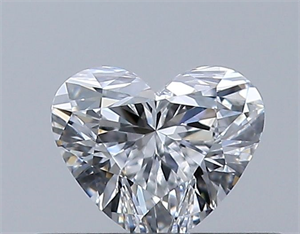 Picture of Natural Diamond 0.30 Carats, Heart with  Cut, D Color, VS1 Clarity and Certified by GIA