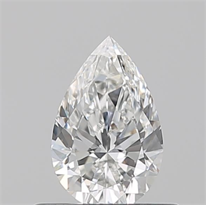 Picture of Natural Diamond 0.50 Carats, Pear with  Cut, G Color, VVS2 Clarity and Certified by GIA