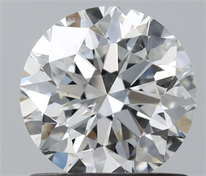 Foto Diamante Natural 0.90 quilates, Redondo , Color F, claridad SI1 y certificado IGI de