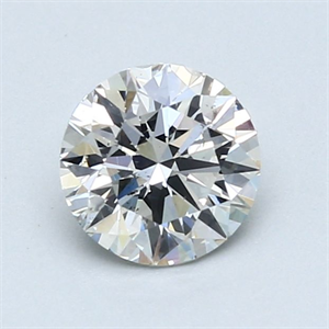 Picture of Natural Diamond 1.01 Carats, Round with Excellent Cut, H Color, SI2 Clarity and Certified by GIA