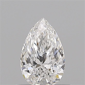 Picture of Natural Diamond 0.53 Carats, Pear with  Cut, E Color, VS1 Clarity and Certified by GIA