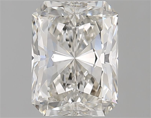 Picture of Natural Diamond 1.23 Carats, Radiant with  Cut, I Color, VVS1 Clarity and Certified by GIA