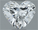 Natural Diamond 0.52 Carats, Heart with  Cut, F Color, VS2 Clarity and Certified by GIA