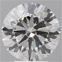Lab Grown Diamond 3.46 Carats, Round with Ideal Cut, E Color, VS1 Clarity and Certified by IGI
