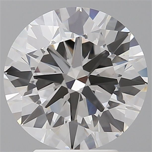 Picture of Lab Grown Diamond 3.46 Carats, Round with Ideal Cut, E Color, VS1 Clarity and Certified by IGI