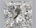 Natural Diamond 1.51 Carats, Princess with  Cut, G Color, SI2 Clarity and Certified by GIA