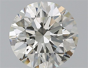 Picture of Natural Diamond 0.90 Carats, Round with Excellent Cut, J Color, SI2 Clarity and Certified by GIA