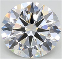 Lab Grown Diamond 2.02 Carats, Round with Excellent Cut, F Color, VVS2 Clarity and Certified by GIA