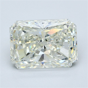 Picture of Natural Diamond 5.10 Carats, Radiant with  Cut, L Color, SI2 Clarity and Certified by GIA