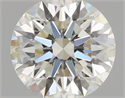 Natural Diamond 0.73 Carats, Round with Excellent Cut, I Color, VS1 Clarity and Certified by GIA