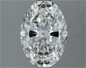 Natural Diamond 2.01 Carats, Oval with  Cut, G Color, VVS1 Clarity and Certified by GIA