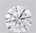 Lab Grown Diamond 1.60 Carats, Round with Ideal Cut, E Color, VVS2 Clarity and Certified by IGI