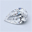 Diamante Natural 1.40 quilates, De pera , Color D, claridad VS1 y certificado GIA