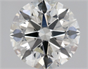 Natural Diamond 1.14 Carats, Round with Excellent Cut, I Color, VS2 Clarity and Certified by GIA