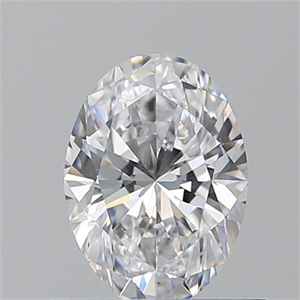 Picture of Natural Diamond 0.70 Carats, Oval with  Cut, D Color, VVS1 Clarity and Certified by GIA