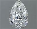Diamante Natural 1.51 quilates, De pera , Color F, claridad VVS1 y certificado GIA