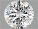 Del inventario de diamantes de laboratorio, 2.10 quilates, Redondo , Color F, claridad VVS2 y certificado IGI