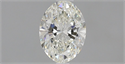 Diamante Natural 0.73 quilates, Ovalado , Color H, claridad IF y certificado IGI