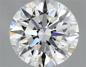 Picture of Natural Diamond 0.70 Carats, Round with Excellent Cut, G Color, IF Clarity and Certified by GIA