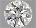 Natural Diamond 0.84 Carats, Round with Excellent Cut, H Color, VS2 Clarity and Certified by GIA