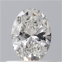 Natural Diamond 0.44 Carats, Oval with  Cut, F Color, VS1 Clarity and Certified by GIA