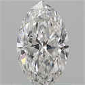 Natural Diamond 0.10 Carats, Marquise with  Cut, D Color, VS2 Clarity and Certified by IGI