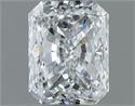Diamante Natural 0.50 quilates, Radiante , Color F, claridad VS2 y certificado GIA