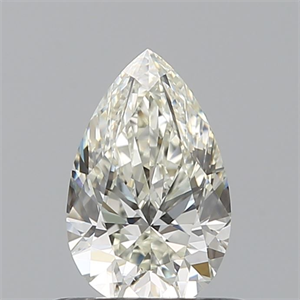 Foto Diamante Natural 0.56 quilates, De pera , Color J, claridad VS2 y certificado GIA de
