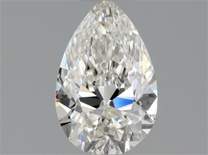 Picture of Natural Diamond 0.42 Carats, Pear with  Cut, H Color, VVS2 Clarity and Certified by GIA